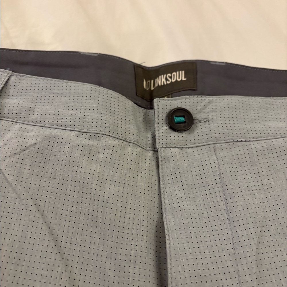 Linksoul Men's Gray Shorts 35 waist